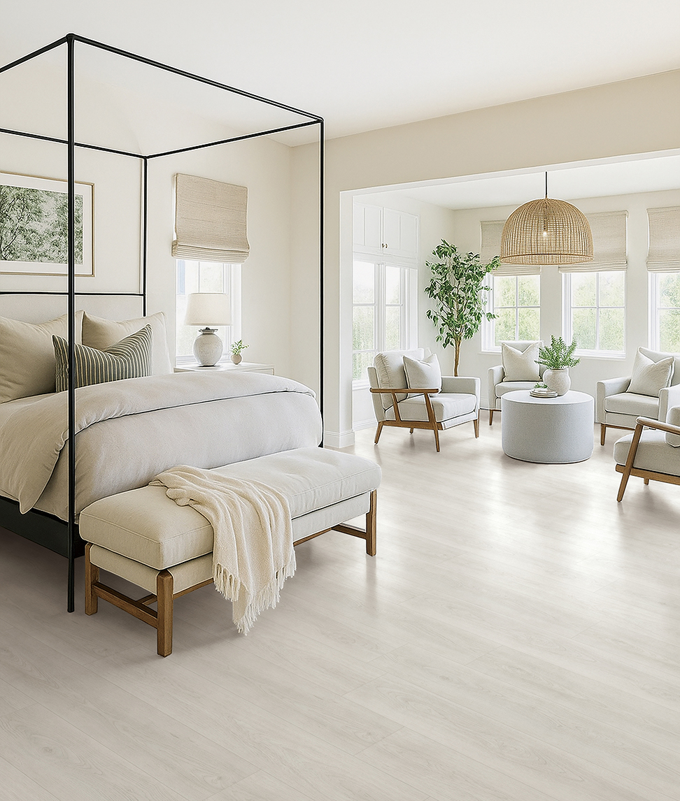 7、CEDAR WHITE mockup-北欧简约卧室与休息区