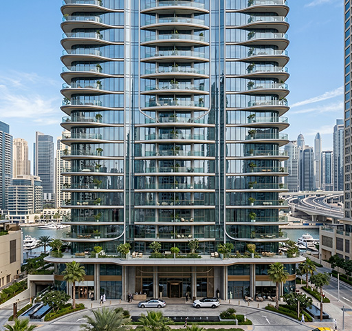 Coastal high-rise residential development