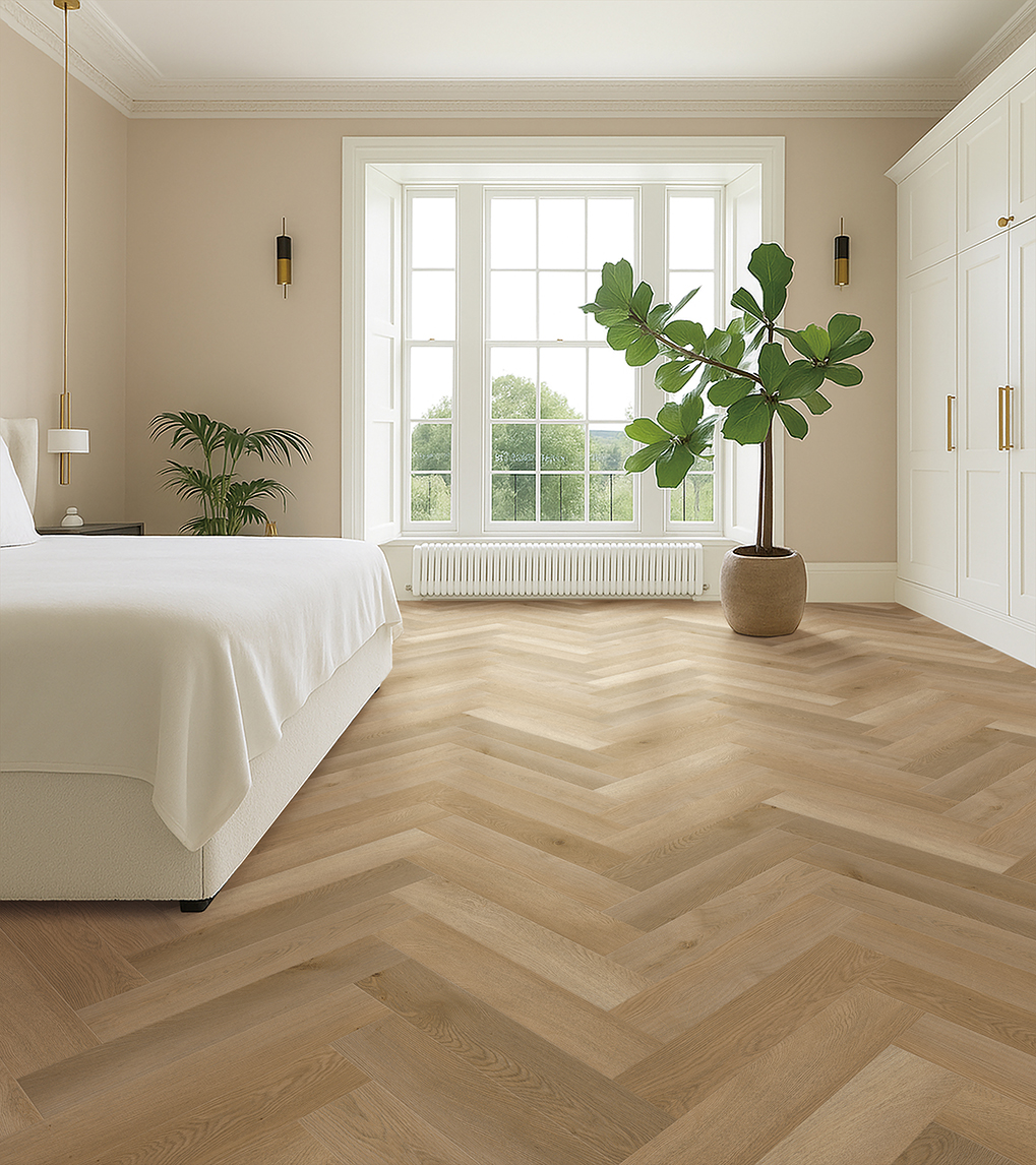 8、ESCALADE Natural herringbone -简约温馨的日光卧室