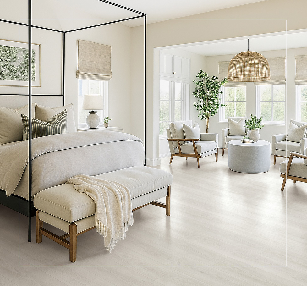 Luxury vinyl plank Nordic consistency