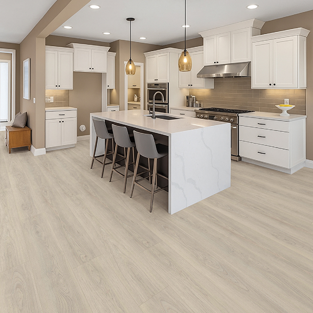 CEDAR IVORY Light Oak Vinyl Flooring for Apartment and Commercial Projects